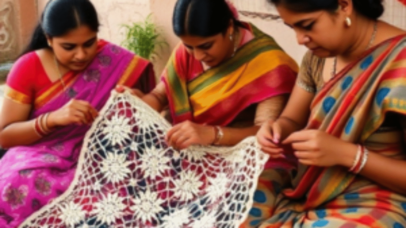 Working-from-Home-doing-Crocheting-as-a-team-1